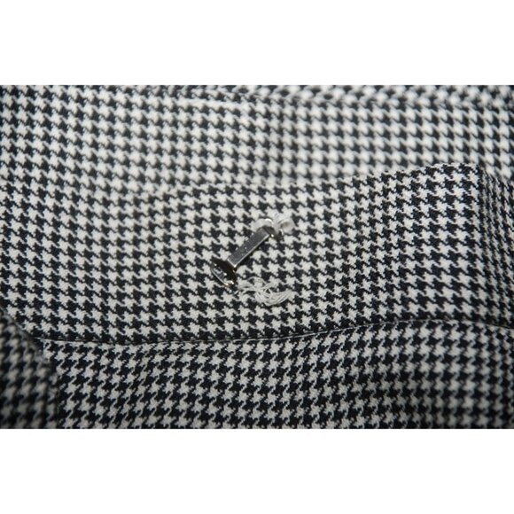 Vintage Woolmark Houndstooth Lined Pleated Wool Pants Women 16 RAFAELLA Career - Picture 6 of 11